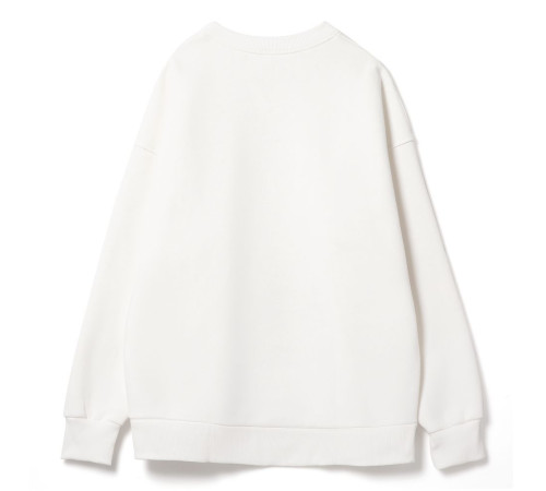 Свитшот оверсайз унисекс True Self, молочно-белый