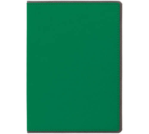 Ежедневник Frame, недатированный, зеленый с серым