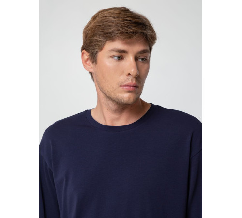 Футболка унисекс оверсайз Street Vibes, темно-синяя