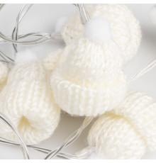 Гирлянда Cosy Poms, белая