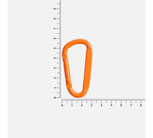 Карабин Raby, оранжевый неон