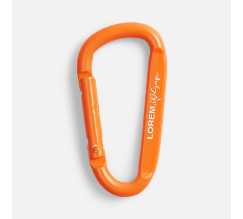 Карабин Raby, оранжевый неон