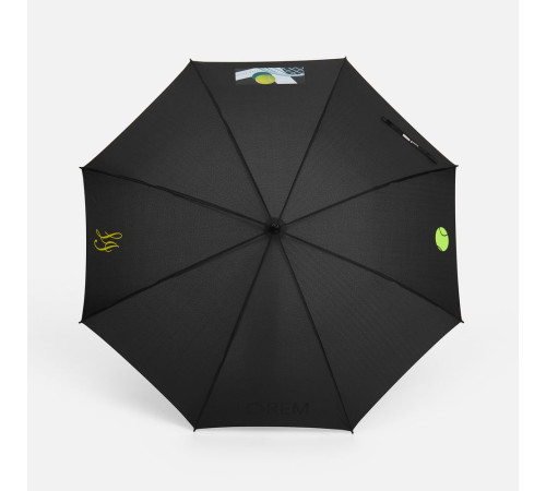 Зонт-трость Simple Golf, черный