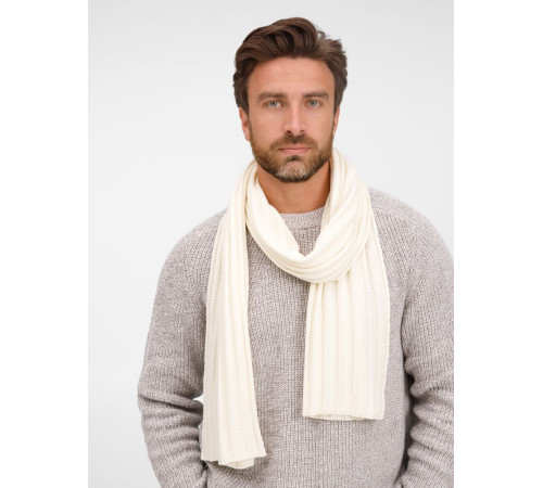 Шарф Metelitsa, белый (молочный)