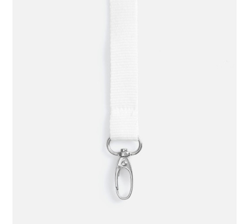 Лента для бейджа Pin, белая