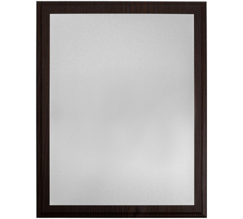 Плакетка Plaque XL, венге с серебристой пластиной