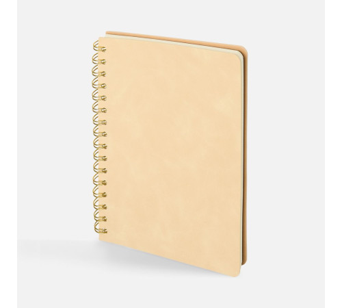Ежедневник Spiral, недатированный, бежевый