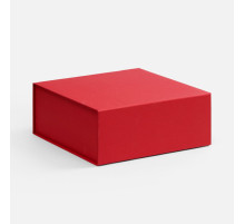 Коробка складная Quadra Fold, красная