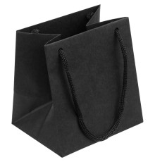 Пакет бумажный под кружку Cupfull, черный