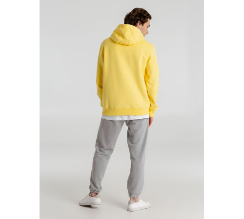 Толстовка с капюшоном унисекс King, желтая