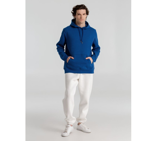 Толстовка с капюшоном унисекс King, ярко-синяя