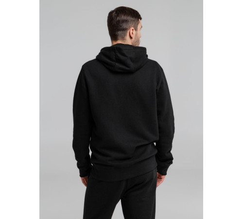 Толстовка на молнии с капюшоном унисекс King, черная