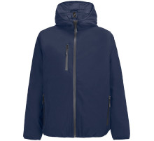 Куртка софтшелл с капюшоном мужская Falcon Men, синяя