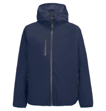 Куртка софтшелл с капюшоном мужская Falcon Men, синяя