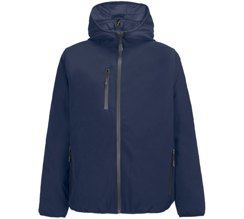 Куртка софтшелл с капюшоном мужская Falcon Men, синяя
