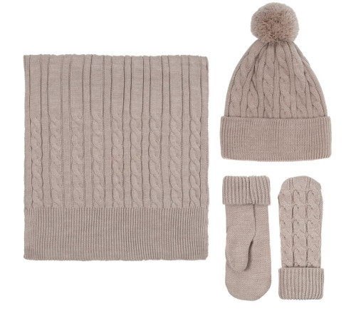 Варежки Heat Trick, бежевый меланж