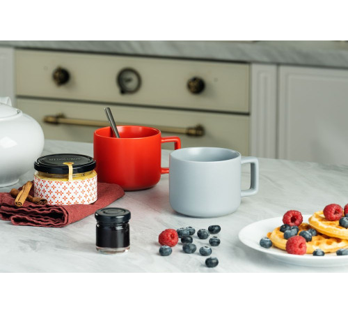 Чашка Jumbo, ver.2, матовая, светло-серая