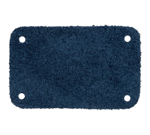 Лейбл кожаный Beta, S, синий