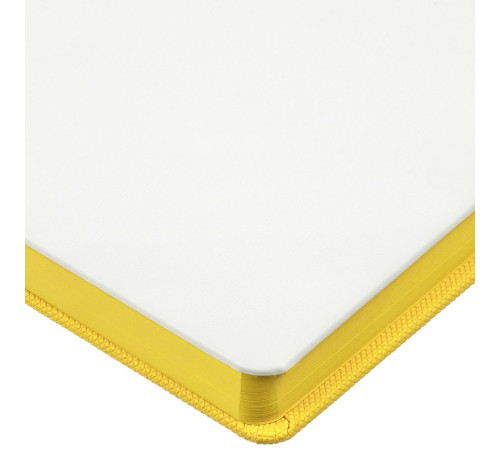 Ежедневник Duplex, недатированный, белый с желтым