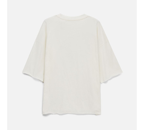 Футболка унисекс оверсайз T1, молочно-белая