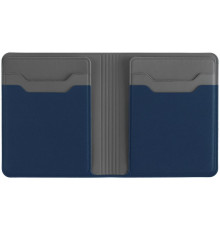 Картхолдер с отделением для купюр Dual, синий