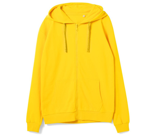 Толстовка на молнии с капюшоном Siverga 2.0, желтая