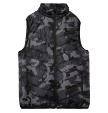 Жилет с подогревом Thermalli Valmorel, серый камуфляж