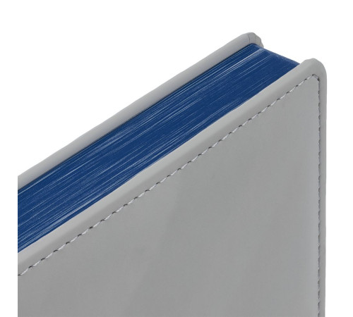 Ежедневник Spain Shall на заказ, недатированный, серый с синим