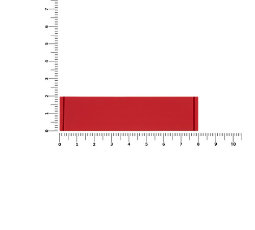 Лейбл из ПВХ Tarea, красный