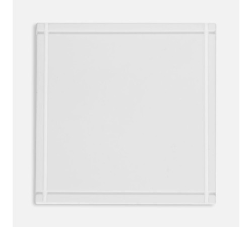 Лейбл из ПВХ Dzeta, L, белый