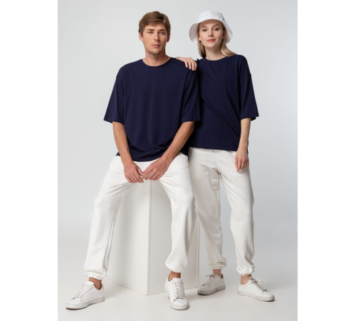 Футболка унисекс оверсайз Street Vibes, темно-синяя