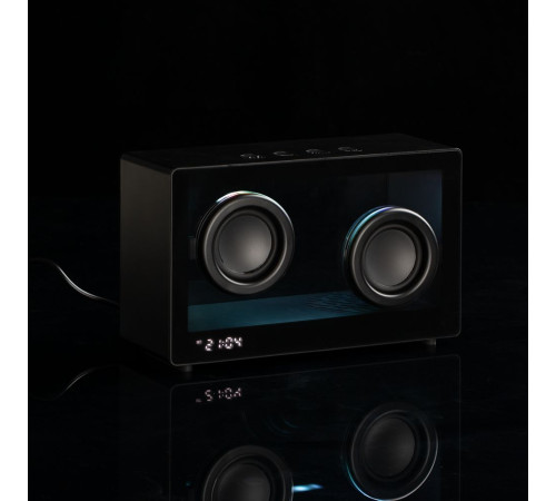 Bluetooth-колонка со светомузыкой Sensofonic, черная