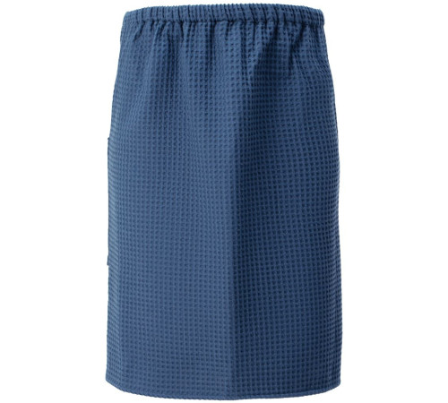 Килт вафельный мужской Onsen, темно-синий, единый размер