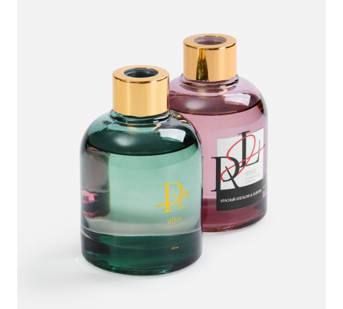 Диффузор ароматический Vitral, дубовый мох и пачули, зеленый