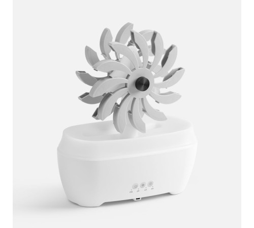Увлажнитель-ароматизатор Steam Spin, белый с серым