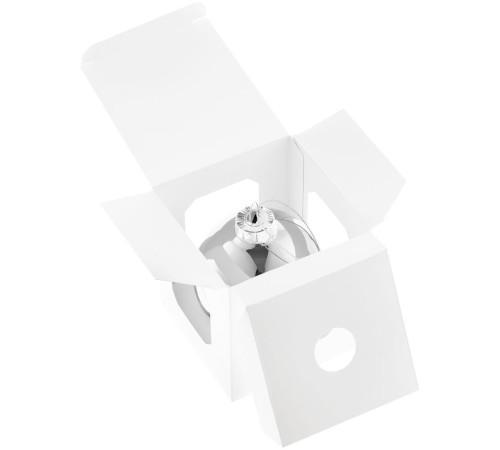 Елочный шар Finery Gloss, 8 см, глянцевый серебристый