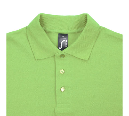 Рубашка поло мужская Spring 210, зеленое яблоко