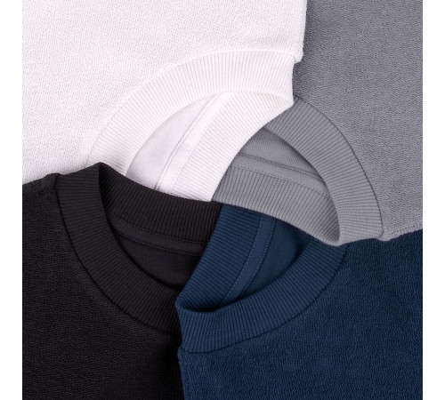 Свитшот оверсайз унисекс Vozduh, светло-серый