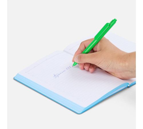 Ручка шариковая Prodir DS11 PMP, зеленая