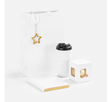 Набор Astrela, белый с золотистым