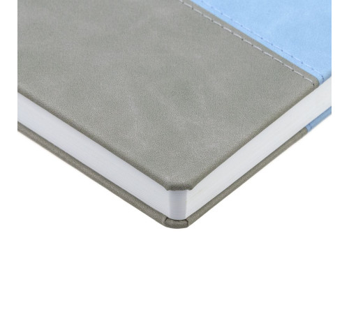 Ежедневник Horizon, недатированный, серый с голубым