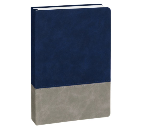 Ежедневник Horizon, недатированный, серый с синим