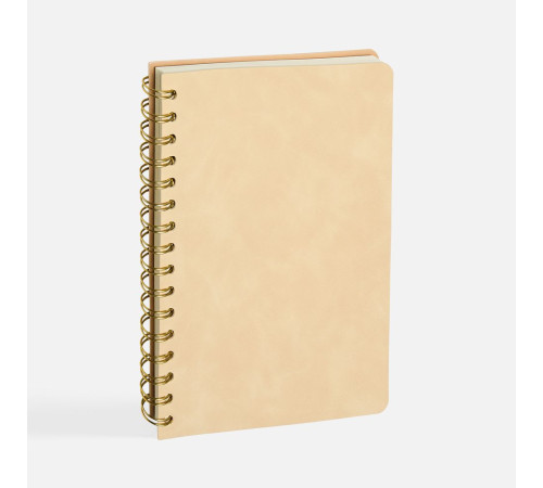 Ежедневник Spiral, недатированный, бежевый