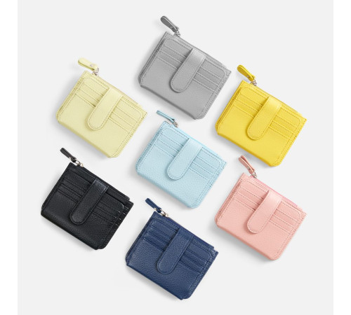 Картхолдер на молнии Unison, черный