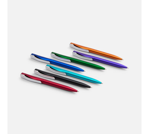 Ручка шариковая Pin Silver, зеленый металлик