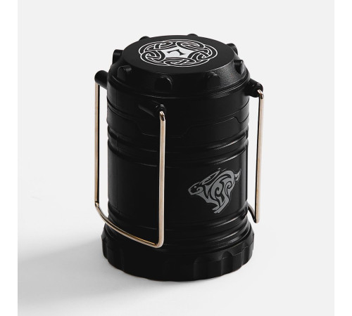 Кемпинговый фонарь с имитацией пламени Lindau Flame, черный