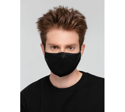 Маска для лица, черная