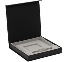 Коробка Memoria с ложементом под ежедневник и ручку, ver. 2, черная