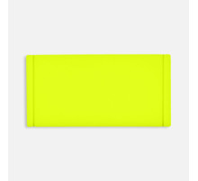 Лейбл из ПВХ Dzeta, S, желтый неон