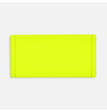 Лейбл из ПВХ Dzeta, S, желтый неон